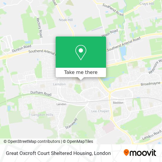 Great Oxcroft Court Sheltered Housing map