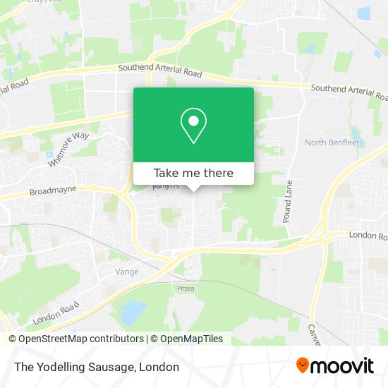 The Yodelling Sausage map