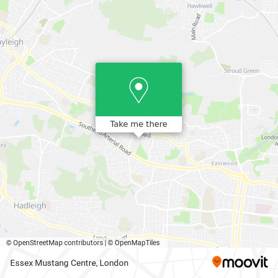 Essex Mustang Centre map