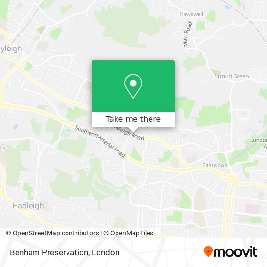 Benham Preservation map