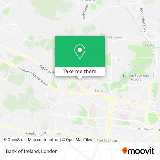 Bank of Ireland map