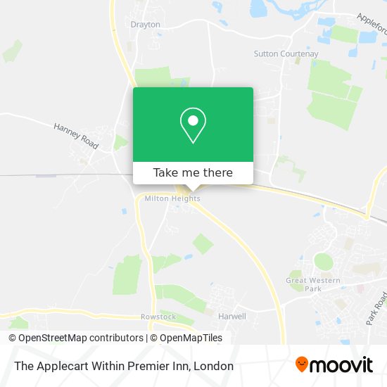 The Applecart Within Premier Inn map
