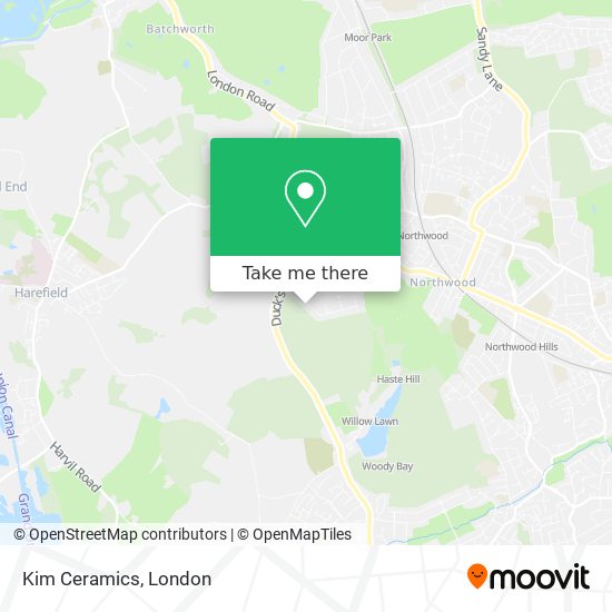 Kim Ceramics map