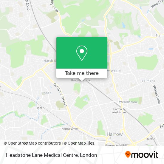 Headstone Lane Medical Centre map