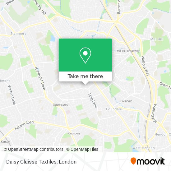 Daisy Claisse Textiles map