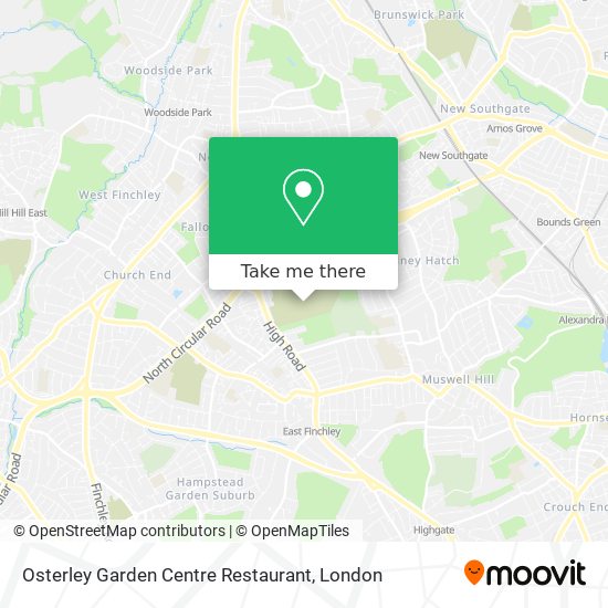 Osterley Garden Centre Restaurant map