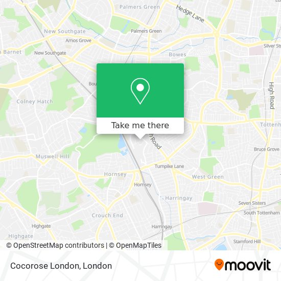Cocorose London map
