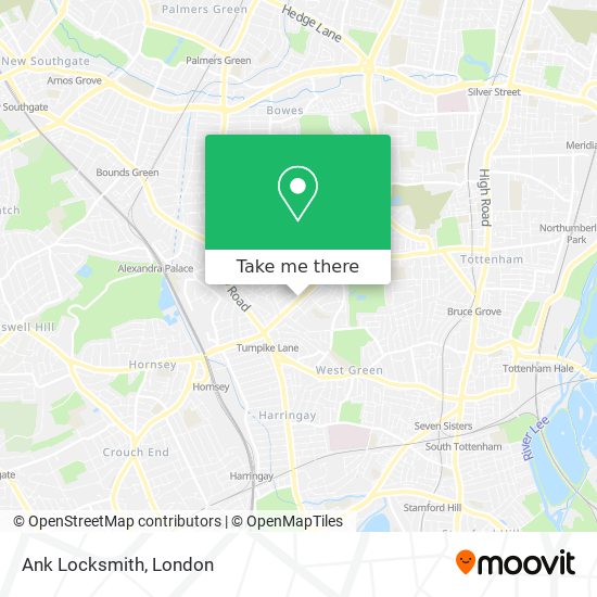 Ank Locksmith map