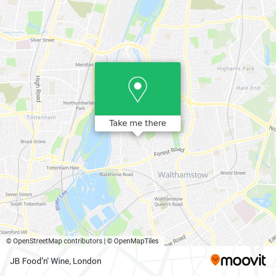 JB Food'n' Wine map