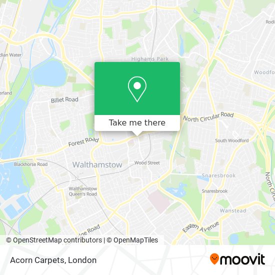 Acorn Carpets map