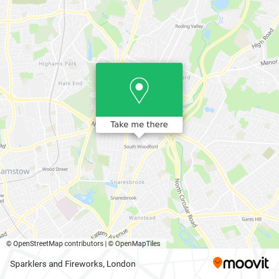 Sparklers and Fireworks map
