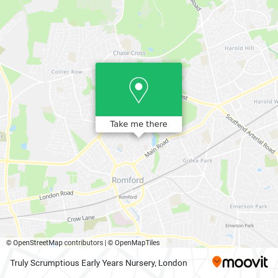 Truly Scrumptious Early Years Nursery map