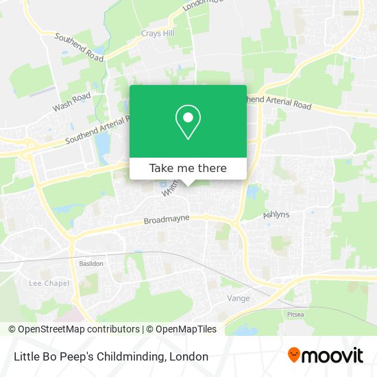 Little Bo Peep's Childminding map