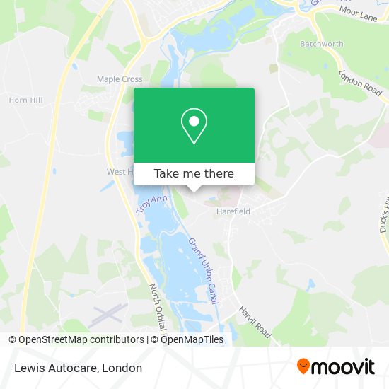 Lewis Autocare map