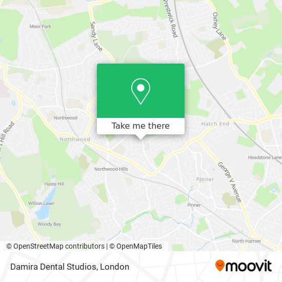 Damira Dental Studios map