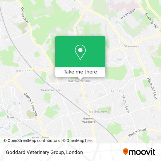 Goddard Veterinary Group map