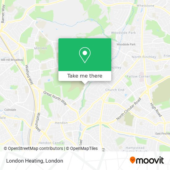 London Heating map