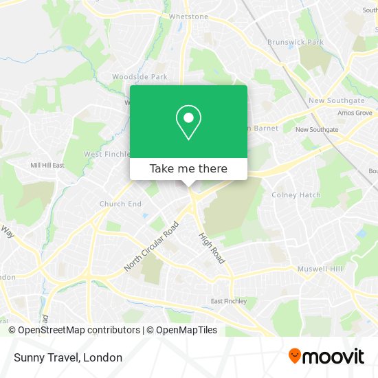 Sunny Travel map