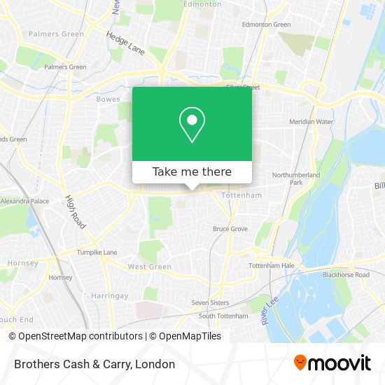 Brothers Cash & Carry map