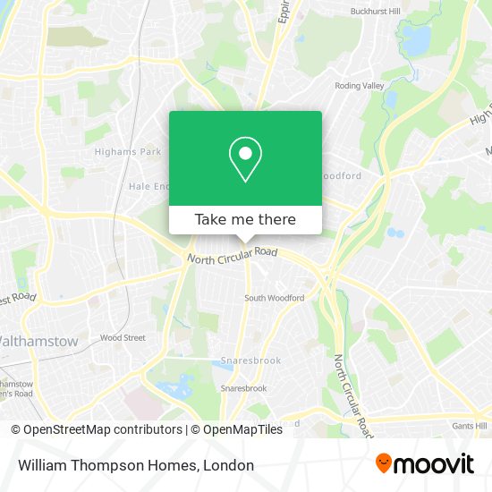 William Thompson Homes map