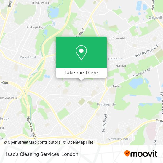 Isac's Cleaning Services map