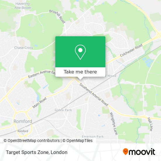 Target Sports Zone map