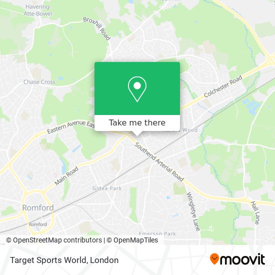 Target Sports World map