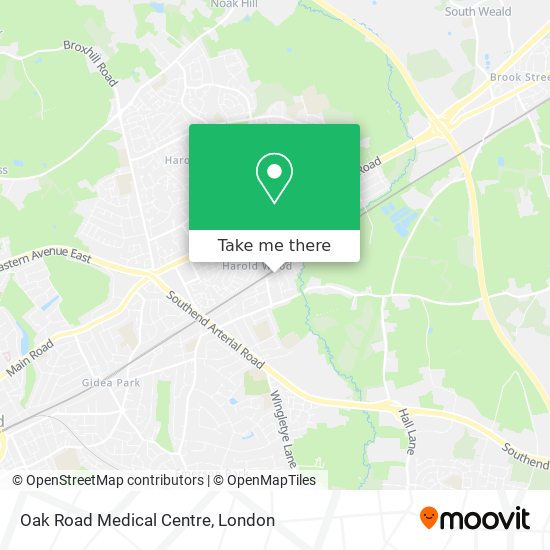 Oak Road Medical Centre map