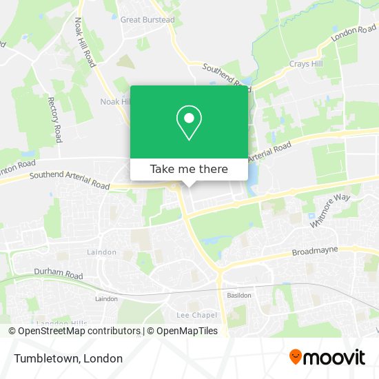 Tumbletown map