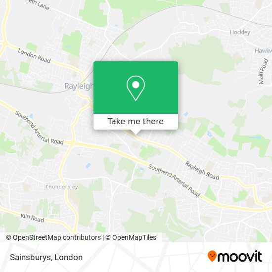 Sainsburys map