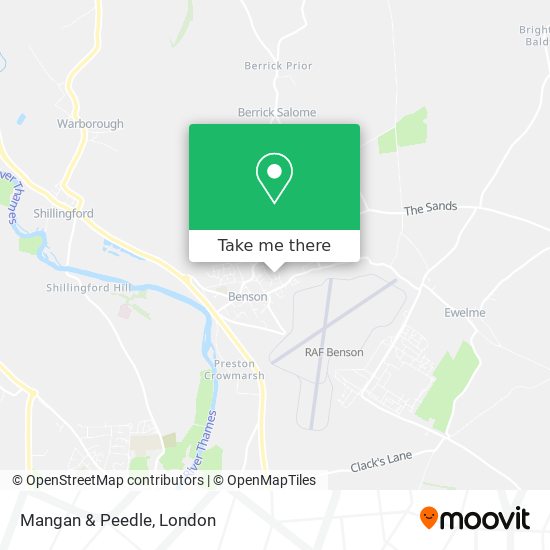 Mangan & Peedle map