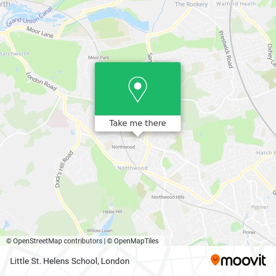 Little St. Helens School map