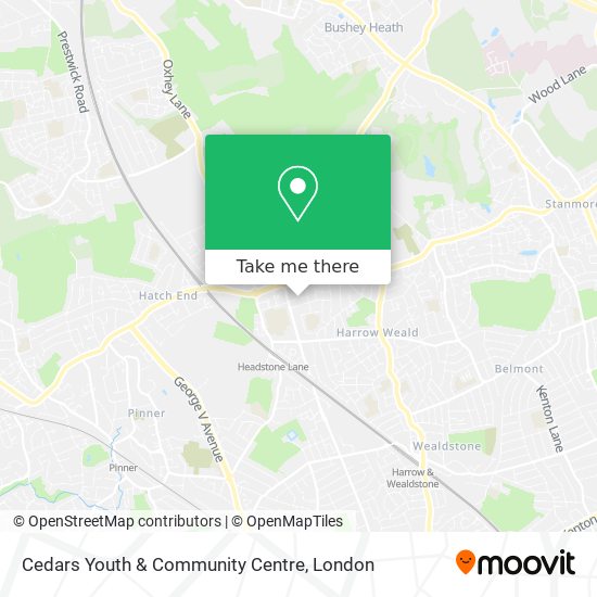 Cedars Youth & Community Centre map