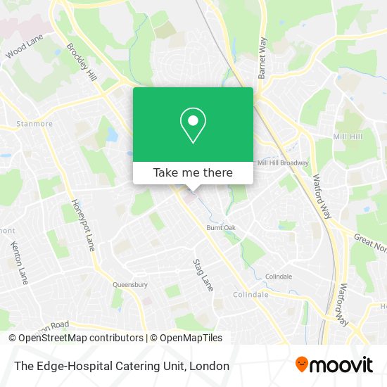 The Edge-Hospital Catering Unit map