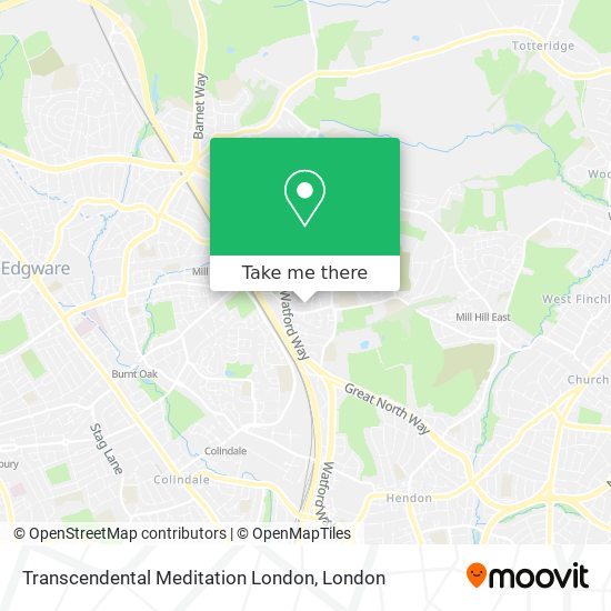 Transcendental Meditation London map
