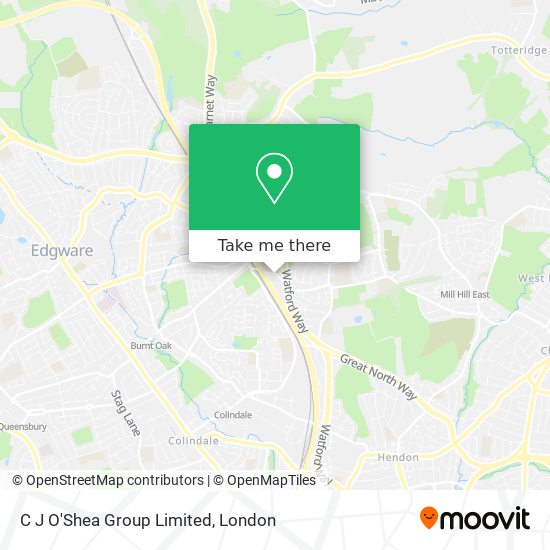 C J O'Shea Group Limited map