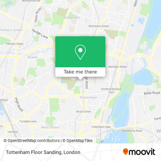 Tottenham Floor Sanding map