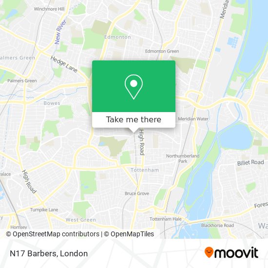 N17 Barbers map