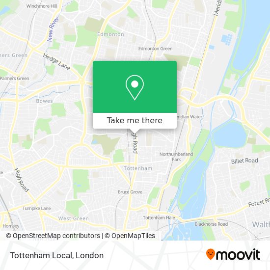 Tottenham Local map