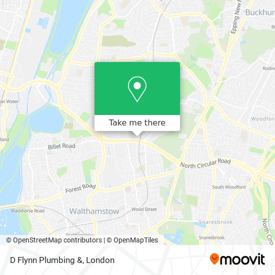 D Flynn Plumbing & map