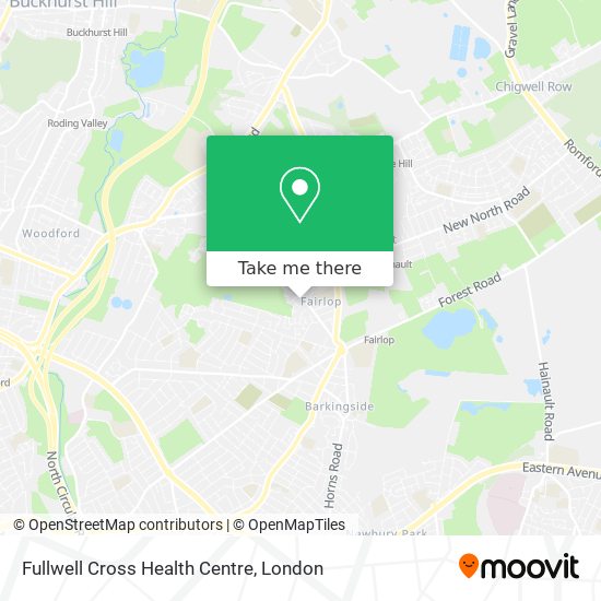 Fullwell Cross Health Centre map