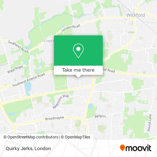 Quirky Jerks map