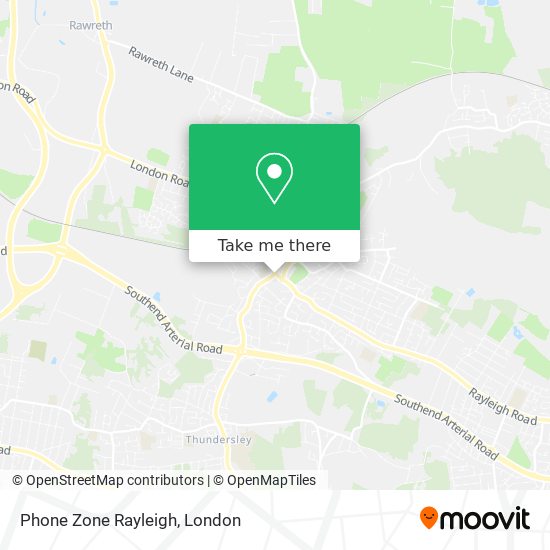 Phone Zone Rayleigh map
