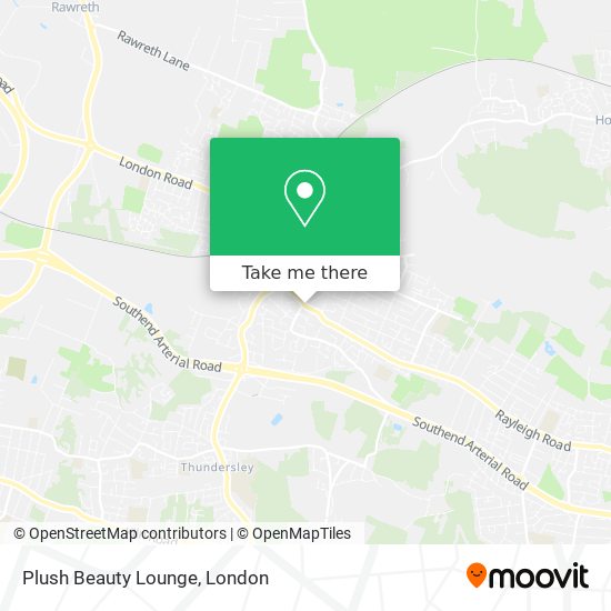 Plush Beauty Lounge map