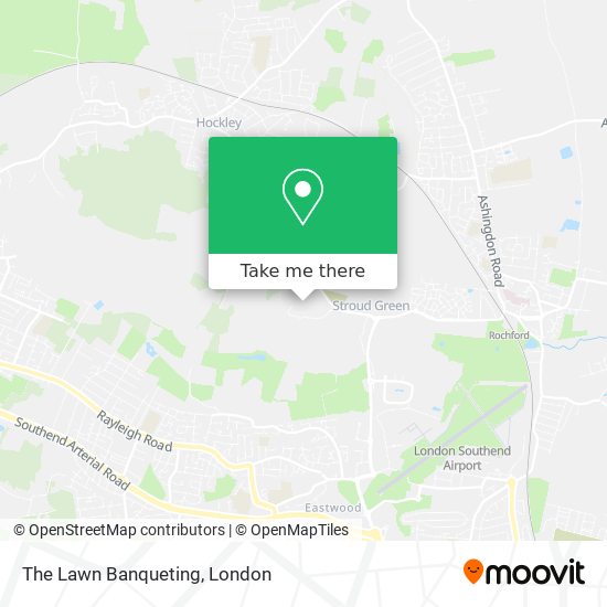 The Lawn Banqueting map