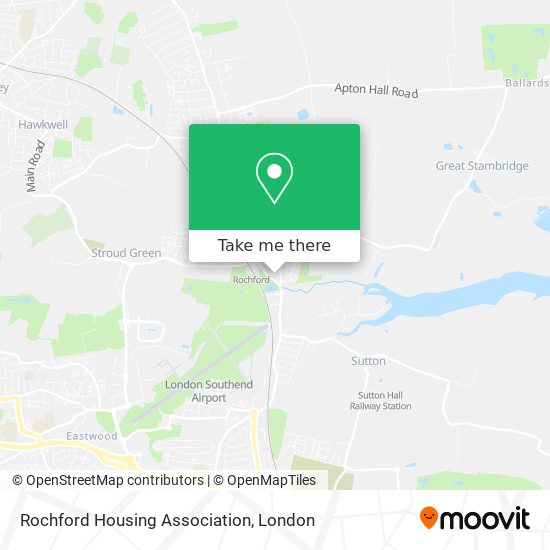 Rochford Housing Association map