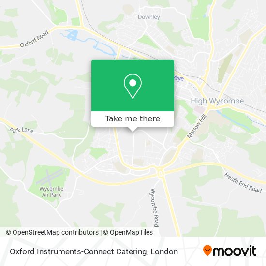 Oxford Instruments-Connect Catering map