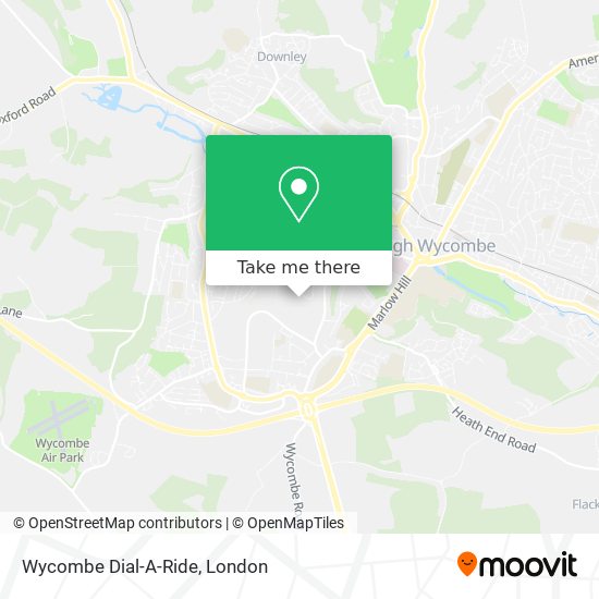 Wycombe Dial-A-Ride map