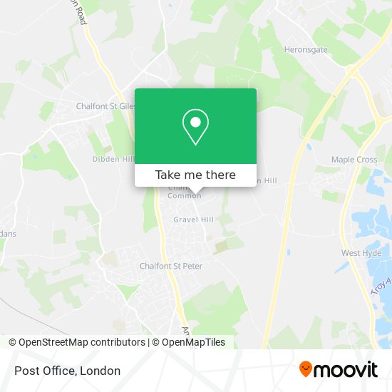 Post Office map