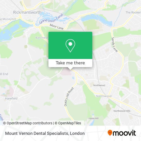 Mount Vernon Dental Specialists map